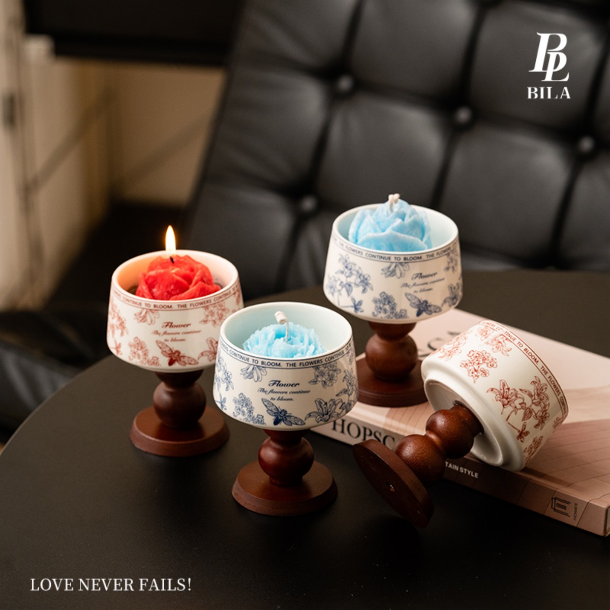 BILA Custom Handmade Scented Candles Natural Plant Wax Long-Lasting Aroma Personalization