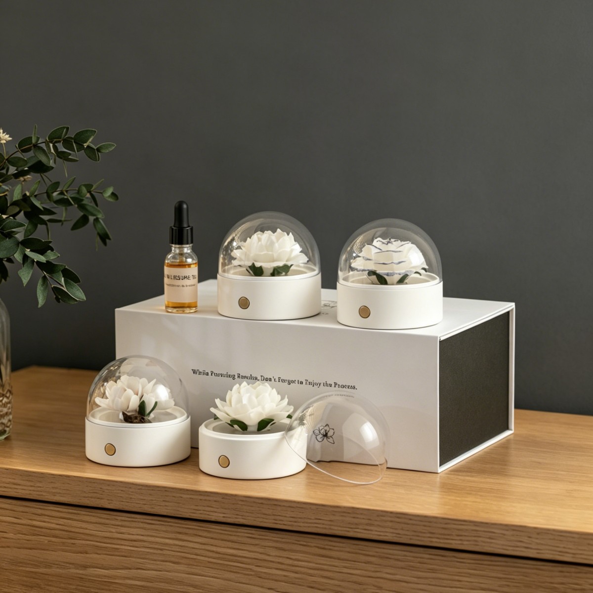 BILA Handmade Aromatherapy Traditional White Porcelain Scented Lamp meditation